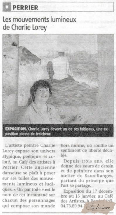 Article de presse Un par toile