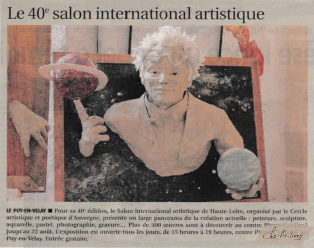 Article de presse 40ème salon international artistique